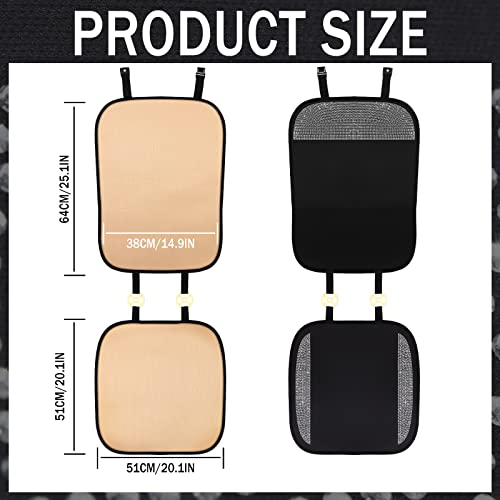 Tallew 2 Pair Bling Car Seat Covers For Women Girls Rubber Black Front Seat Cover With Crystal Diamond Rhinestone Breathable Car Seat Protectors Fit Most Cars (White) #TOP5