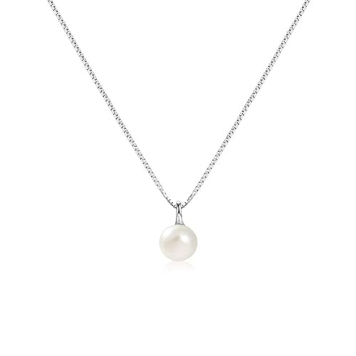 Freshwater Pearl Pendant - SILVER