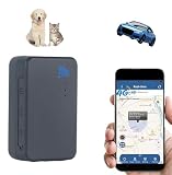 TKMARS 4G Localizador GPS para Coche，Fuerte Magnetismo Incorporado, Batería Localizador Coche de 1500 mAh con Aplicación Gratuita, Adecuada para Niños, Billeteras, Maletas y Automóviles