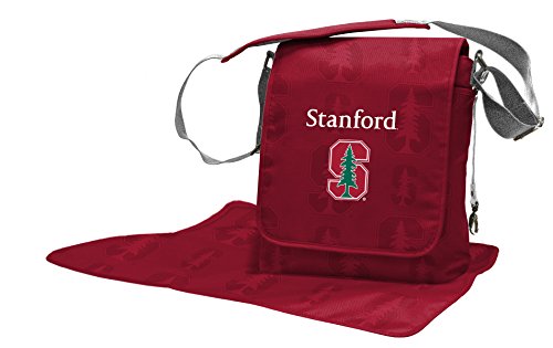Lil Fan NCAA College Collection Diaper Messenger Bag, Stanford