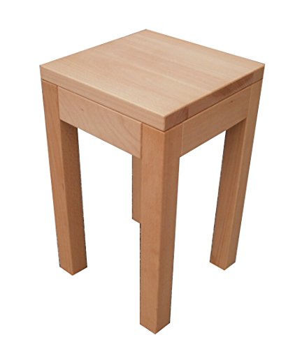 Martin Weddeling Beistelltisch Massiv Kernbuche Naturbelassen „Colonia“.Sonderanfertigungen ! (Buche, 30x30x45cm hoch)