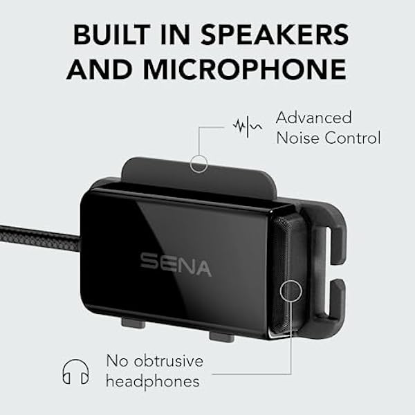 Sena Uniseks Pi-01 PI-01 — Bluetooth-гарнитура, черная, для ремешка шириной до 18 мм