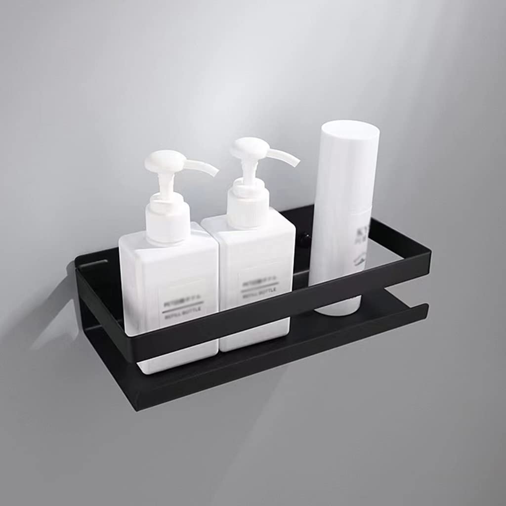 Mensole galleggianti Mensola angolare per Bagno Mensola per Doccia Mensola Organizer in Acciaio Inossidabile 304 Senza Foratura Mensola Quadrata per Cosmetici Shampoo Balsamo f