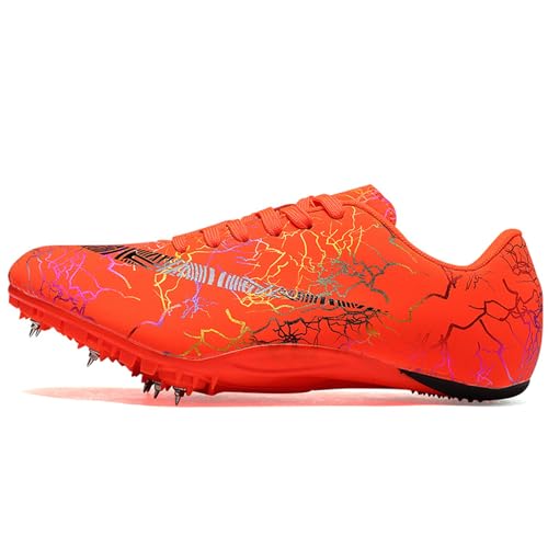 Image of Men's Track Spike Shoes Lightweight Breathable Running Sneakers for Distance Sprinting Athletic Training Jumping Track and Field Suitable for Women and Girls