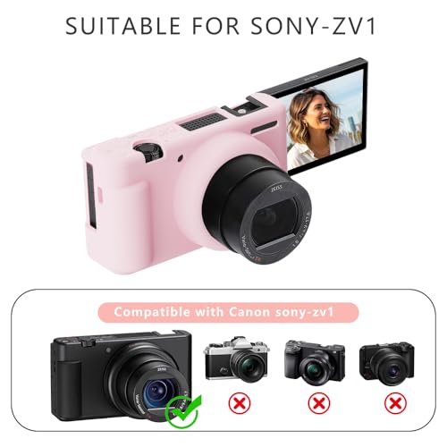 Funda Silicona para Sony ZV-1 II con Protector y Lanyard miniatura 2