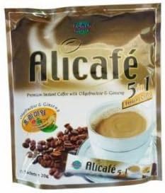 3 Pack Alicafe Premium Instant 5 in 1 Coffee Drink with Oligofructose & Ginseng 300g