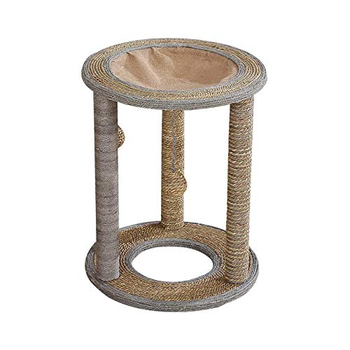 Lit pour chat avec balle griffoir et protection meubles taille grand