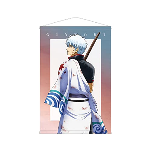 銀魂 描き下ろしイラスト 坂田銀時 戦う背中ver. B2タペストリー