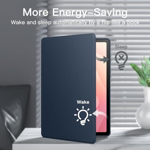 JETech Case for Samsung Galaxy Tab S11 with S Pen Holder, Slim Folio Stand Protective Tablet Cover, Multi-Angle Viewing, Auto Sleep/Wake (Navy) by JETech - Image 5
