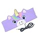 CozyPhones Over The Ear Headband Headphones - Kids Headphones Volume Limited with Thin Speakers & Super Soft Stretchy Headband - Mystic Unicorn
