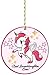 BANBERRY DESIGNS Best Granddaughter Ever - Christmas Ornaments for Girls - White Unicorn with Rainbow Horn Pink Mane Hooves and Tail - Gifts for Granddaughters - Themed Birthday Gift - 2 1/2