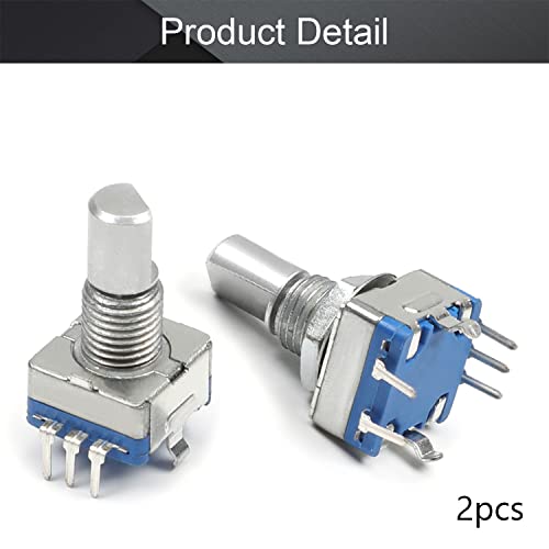 Fielect 360 Degree Rotary Encoder Code Switch Digital Potentiometer Ec11 7 Pins 15Mm Shaft Height 2Pcs #TOP3
