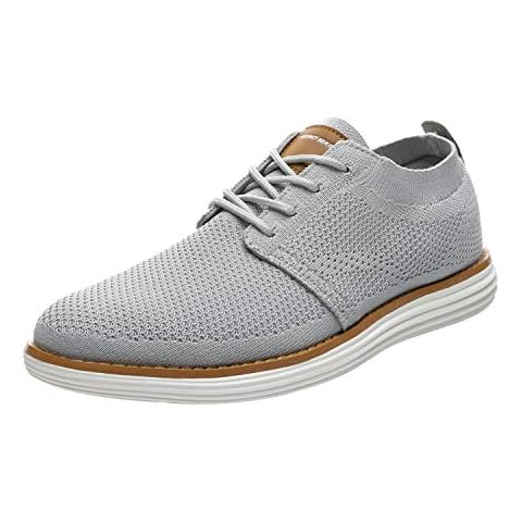 Bruno Marc Men's Mesh Trainers Fashion Sneakers Lightweight Casual Walking Shoes,Grey,Size 9 US/8 UK Grand-01 Cover
