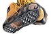 Kongland Shoes Protector Walk Traction Cleats on Ice and Snow, One Pair Elastic Rubber with Steel Cleats for Climbing and Hiking, Snow Cleats for Better Balance and Grip, Size XL