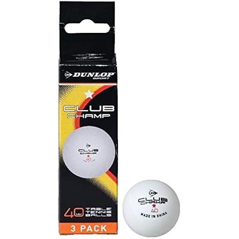 DUNLOP 1-Star Club Table Tennis Balls Cover