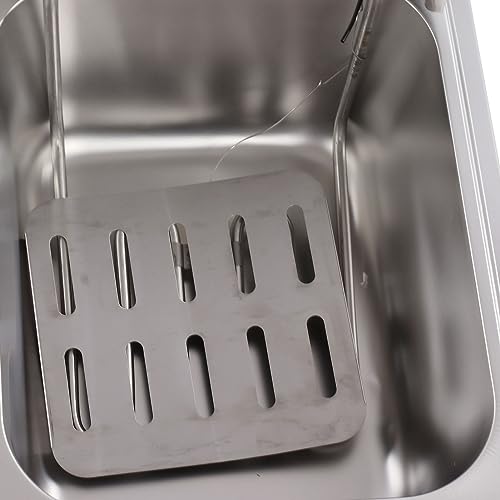 Image of Electric Fryer, Adjustable Temperature Double Tank Electric Fryer Practical For Snack Shop (EU Plug 220V)