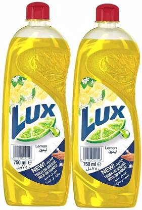 Adam Zac Lux Dishwash Liquid LEMON #Imported, 750ml (Pack of 2)