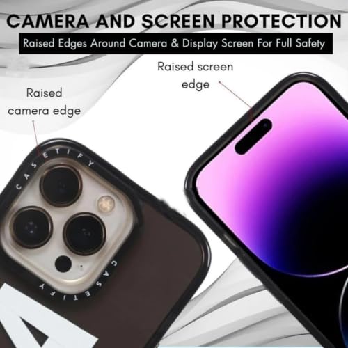 Image of for iPhone 13 Pro Max SEA Case Transparent, Grip Case Silicon Slim Fit Shock-Absorbing TPU Bumper & Anti-Yellowing Clear Protective Back Cover for iPhone 13 Pro Max (Black, 01)