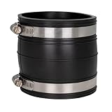 Fernco P1060-33 3-Inch by 3-Inch Rubber Flexible Socket Coupling Repair Fitting