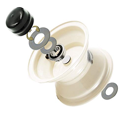 (4 Pack) Hd Switch Front Wheel Bushing To Bearing Conversion Kit Fits Snapper, Simplicity 1752171Yp 1752171 1713167Sm 4302 - Oem Upgrade Please Check Size #TOP1