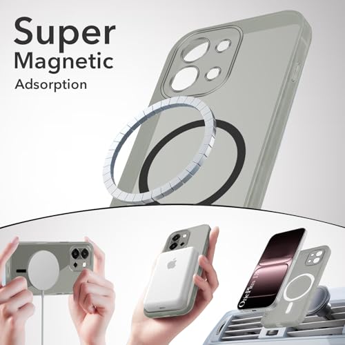 Image of Jkobi Lifetime Anti-Yellow MagSafe Compatible Clear Back Cover Case for OnePlus 13S (Sleek Hard Crystal | Shockproof and Camera Protection)