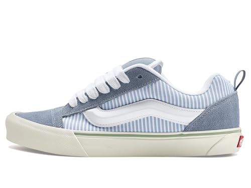Image of Vans Unisex Knu Skool Sneaker, Stripes Glacial Slate, 10.5 US Men
