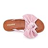 FISACE Womens Slip On Flip Flops Ring Toe Strappy ... #5