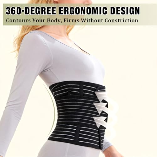 Faja Abdominal Postparto Ajustable Talla M Negra miniatura 6