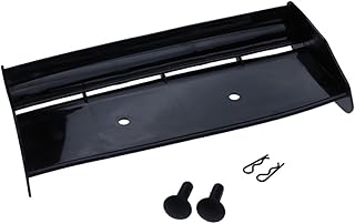 Nylon Crash-Proof Rear Wing Set Tail Wing Spoiler Black for 1/5 Scale Rc Car HPI ROFUN BAHA ROVAN KM Baja 5B SS Buggy Truck Parts