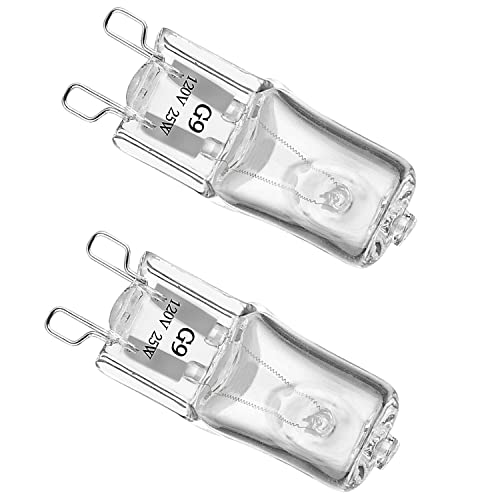 W10709921 Light Bulb For Whirlpool Microwave Oven - 120V 25W Halogen Light Bulb For Whirlpool Kitchenaid Maytag Jenn-Air Over The Stove Range Microwave - Stove Light Bulb Replace W10112515, 4 Pack #TOP5