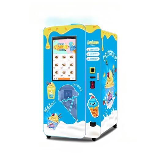 Máquina expendedora automática de helados sin supervisión 24/7 con opciones personalizables