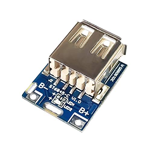Module d'alimentation 5 V Boost Step Up au lithium LiPo - Carte de protection de charge LED - Affichage USB pour chargeur DIY - Programme 134N3P Cover