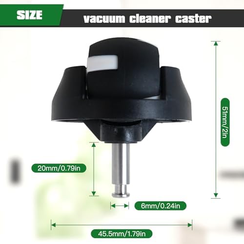 Premium Replacement Front Wheel Caster Assembly Compatible with eufy RoboVac 11S, 30, 30C, 35C, 12, 15C, 15T, 11S/15C/30C Max Vacuum Cleaner Accessories(Pack of 2) — 사진 2