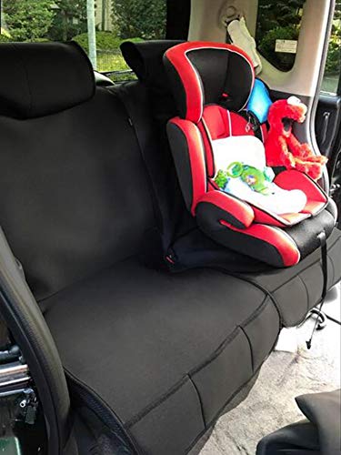 Waterproof Car Seat Covers, Car Front Seat Protector Non-Slip Neoprene, Best Protection from Sweat, Stains and Smell, Universal Fit for Most Cars, Trucks, SUVs, Black【1 Piece】