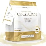 Collagene in polvere 700g | Idrolizzato di collagene puro al 100% | Peptidi 1-2 - 3 | Eccellente solubilità | 100% puro e originale | Senza additivi | Sapore neutro