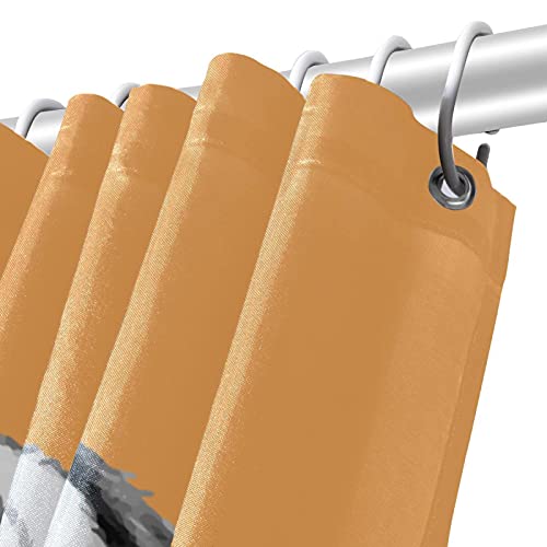 Rideau de douche carlin imperméable et lavable en tissu 183 cm