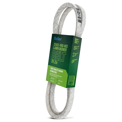 Image of BlueStars 22431-VR8-N03 Drive Belt | Aramid Cord | 3 /8 inch x 39.2 inch | Drive Belt for Honda 21 Inch Walk-Behind Mowers HRN216 Series HRN216VKA HRN216VKAA HRN216VLA HRN216VLAA HRN216VYA Lawn Mower