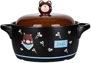 Clay Cooking Pot Cookware, Ceramic Stockpot - Heat Storage and Energy Saving, Upgrade Nutrition, Healthy and Durable
