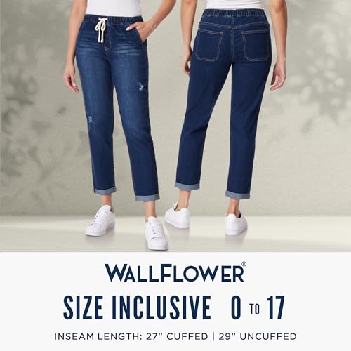 WallFlower Women's Tomboy Jogger Jeans, Veronica, 9 by WallFlower - Used condition - Image 7