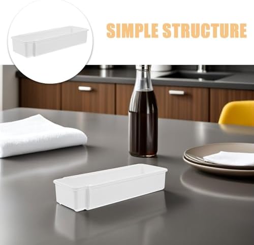 Toyvian 4 Adet Ayarlanabilir Genişletilebilir Plastik Çekmece Düzenleyici Seti Mutfak ve Ofis Amaçlı Saklama Kutusu Kaşık Çatal Organizatörü Yatak Odası ve Banyo Düzenleyici - Görsel 3