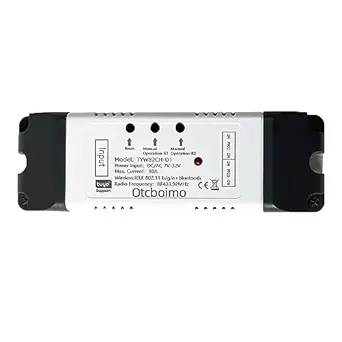 Otcboimo Smart WiFi Wireless Relay Switch Module, Tuya 2CH AC/DC 7-32V/ USB 5V Smart Life Remote Control Dry Contact Momentry Switch Compatible with Alexa and Google Home