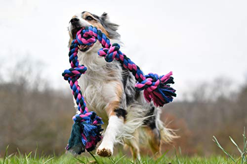 image for Mammoth Pet Products Mammoth Flossy Chews Rope Tug – Premium Cotton-