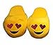Hausschuhe Emoticon Herz Augen