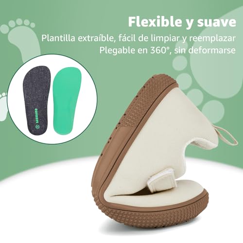Zapatillas barefoot para niños y niñas SAGUARO deportivas flexibles 6
