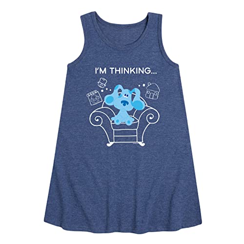 HYBRID APPAREL - Blue Clues & You! - Blue's Thinking Chair - Toddler and Youth Girls A-line Dress