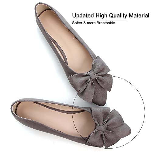 Image of Dear Time Women's Ballet Flats Dress Ballet Shoes Slip on for Office Work Comfortable Shoes