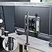 VIVO Ultra Wide TV Desk Mount for up to 55 inch Screens Weighing 66 lbs, Full Motion Height Adjustable Single Television Stand, Black, STAND-V155C