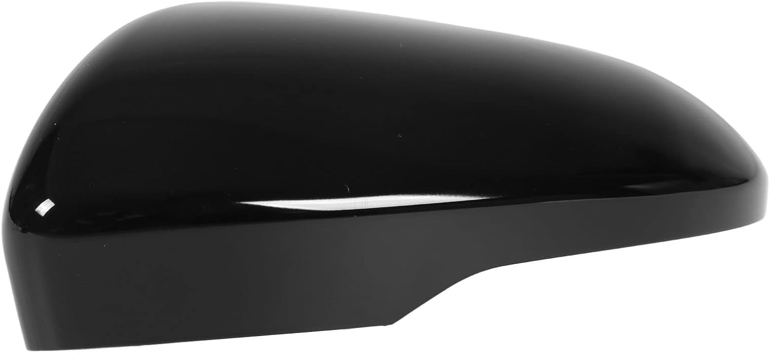 2 Pcs Car Rear View Mirror Cover Exterior Wing Mirror Protective Replacement for for Fusion Glossy Black Door Mirror Cover Wing Mirror Exterior Rearview Mirror