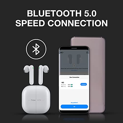 Timekettle M2 Language Translator Earbuds - Supports 40 Languages & 93 Accent Online, Instant Voice Language Translator With Bluetooth & App, True Wireless Earbuds For Music And Call Fit Ios & Android #TOP6
