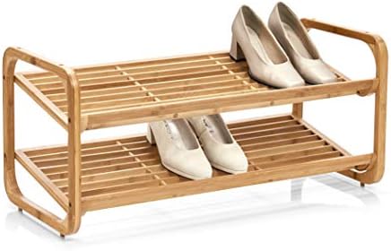 Zeller 13569 Shoe Rack 74 x 33 x 33 cm Bamboo